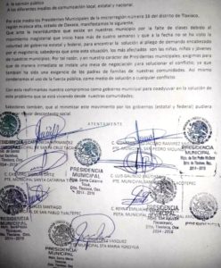 presidentes respaldo magisterio
